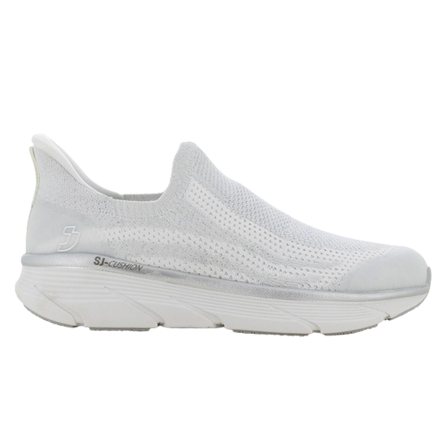 Sj Dame Sneakers Offwhite Sølv 42