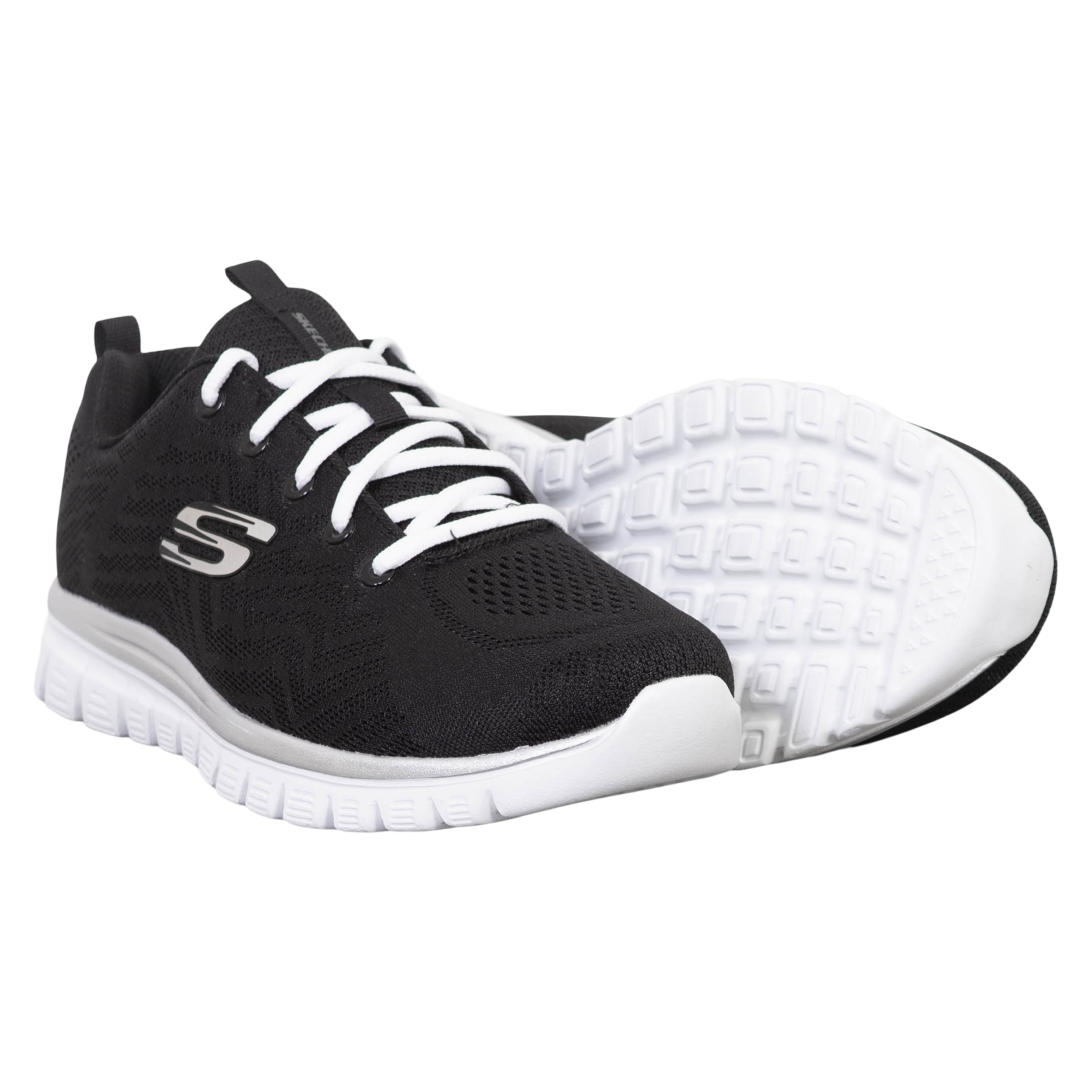 Skechers Dame Sneakers Bkw 41