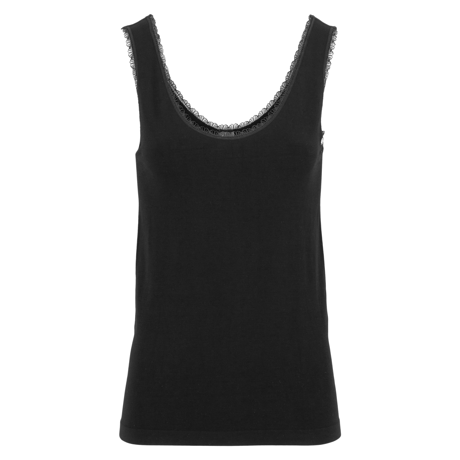 Steenholt Alison Dame Tanktop   Bambus Black