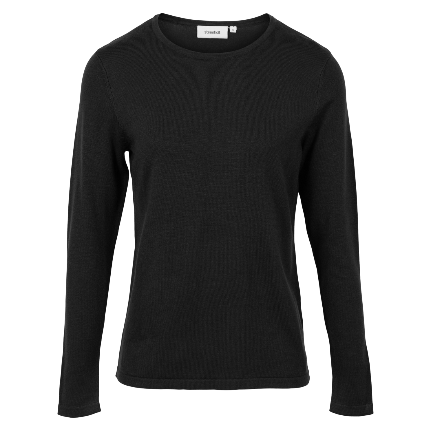 Steenholt Cava Dame Striktrøje Black