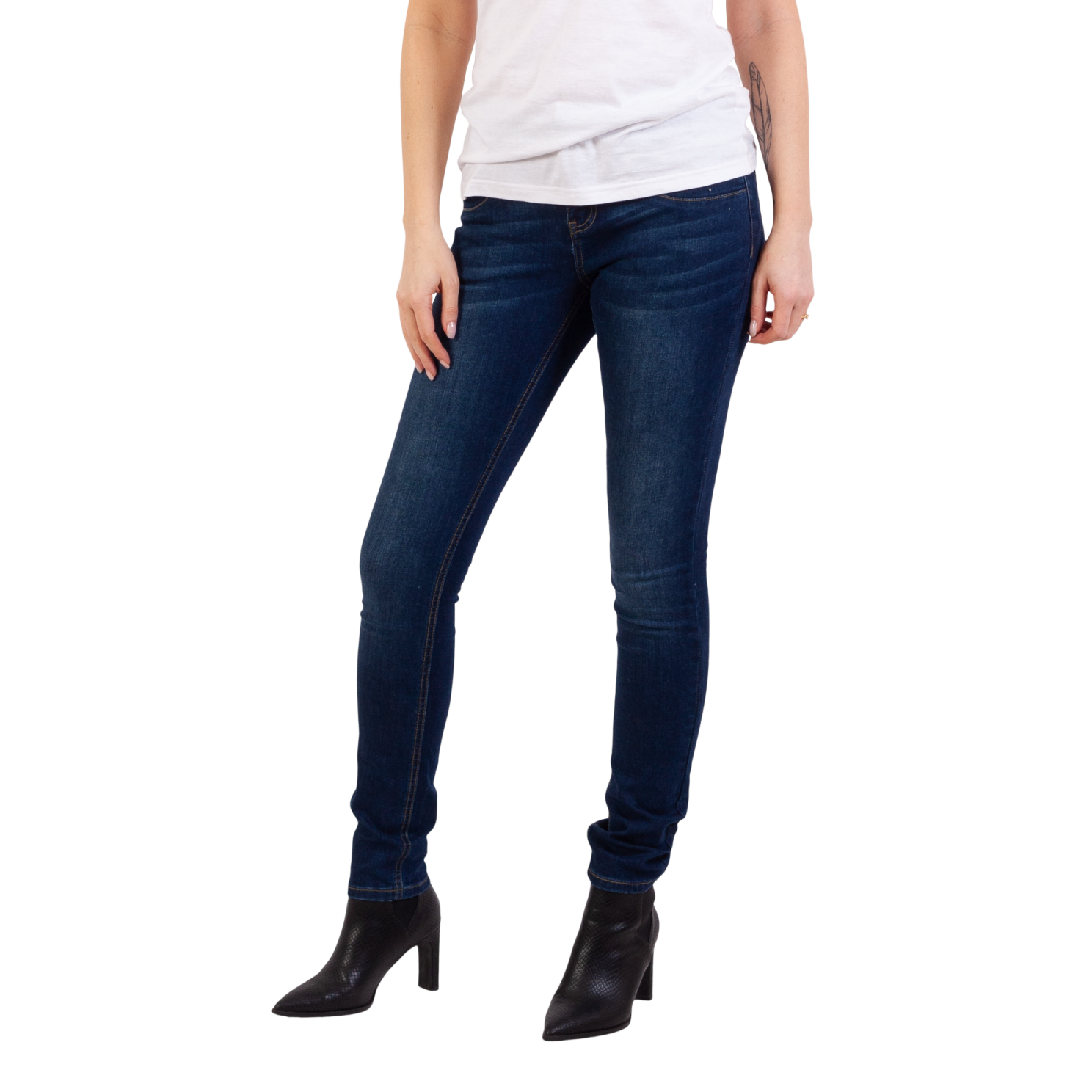 Steenholt Grace Dame Jeans    Stretch Blue Denim 42 32
