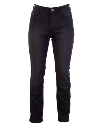 Steenholt Grace Dame Jeans    Stretch Plus Size Black Denim 54 32