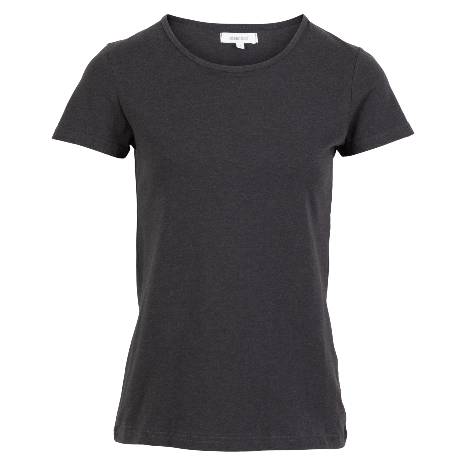 Steenholt Harmony Dame  -shirt Plus Size Dark Grey 50