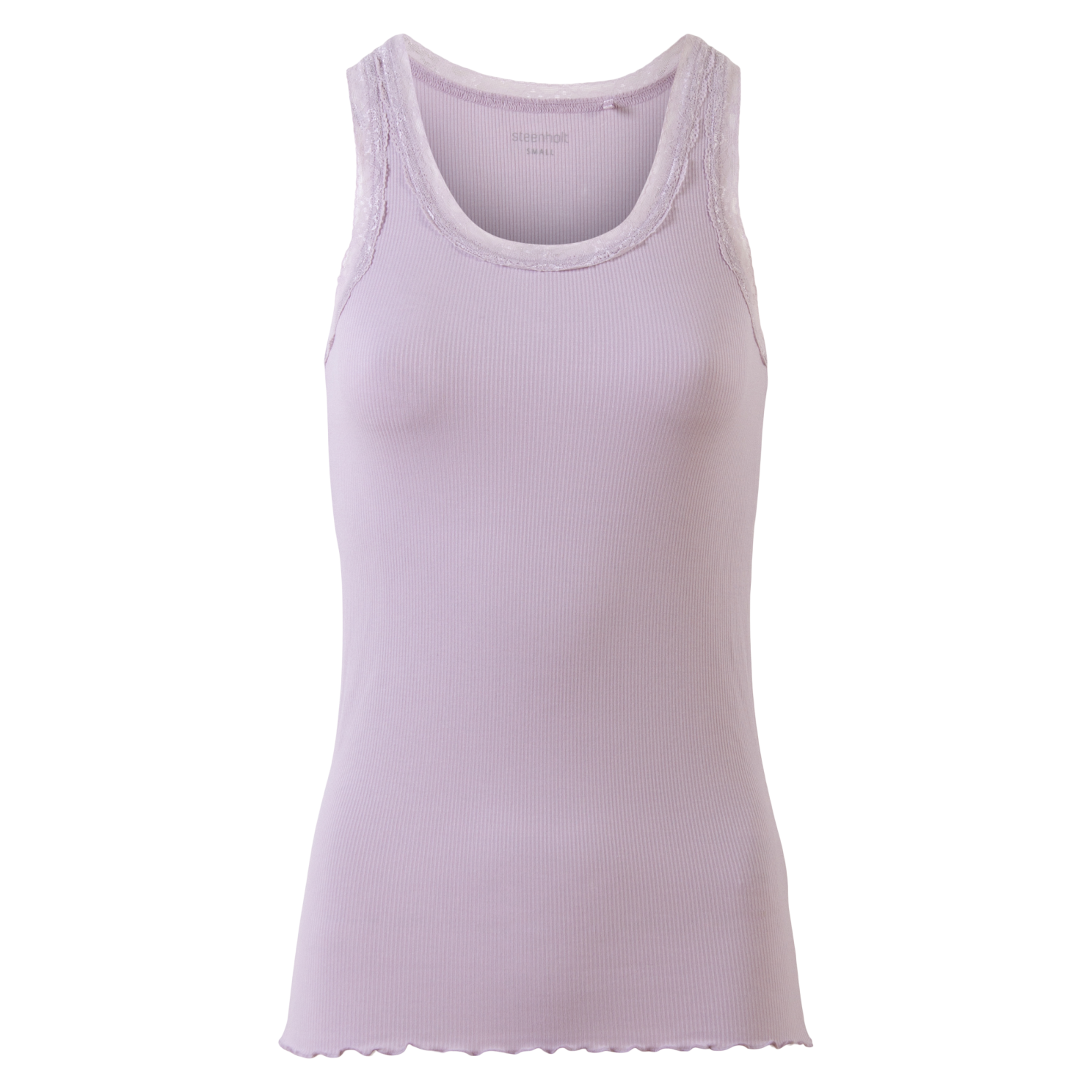 Steenholt Roselina Dame Top Plus Size Lavender Frost 54
