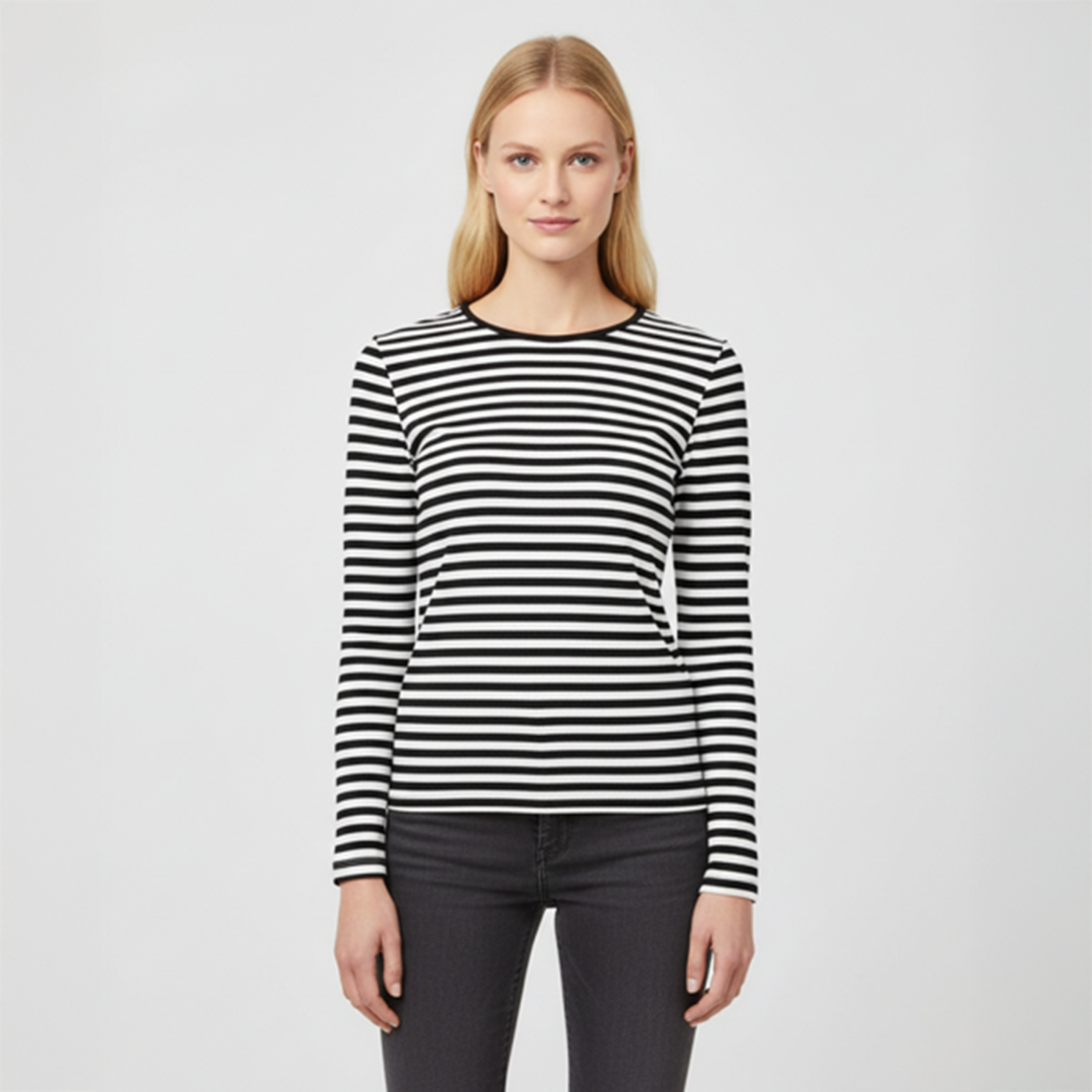 Steenholt Rosita Dame Langærmet  -shirt Black