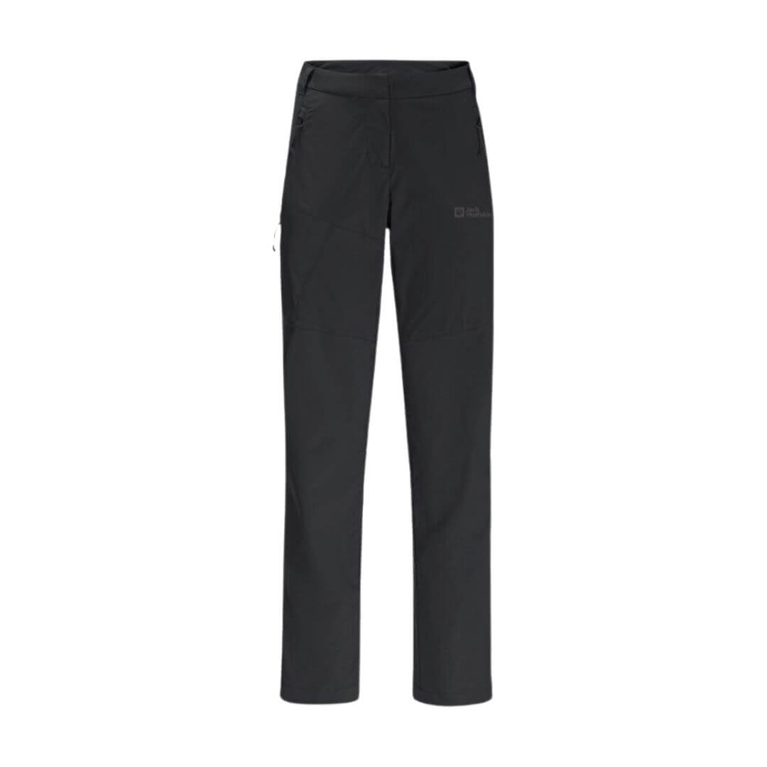 Vandrebukser Dame Jack Wolfskin Glastal Pants   Sort