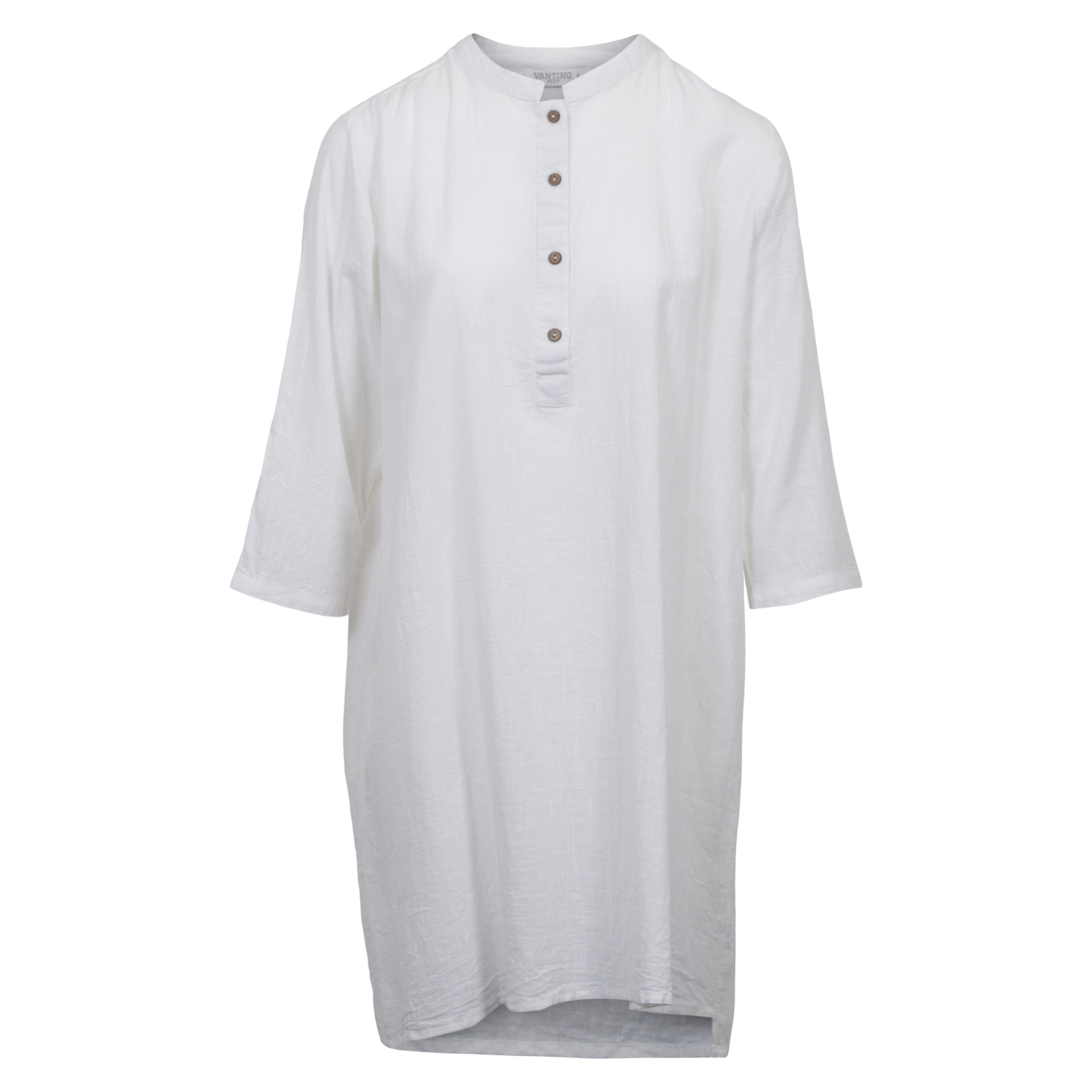 Vanting Dame Tunika   Hørmix White 54 56