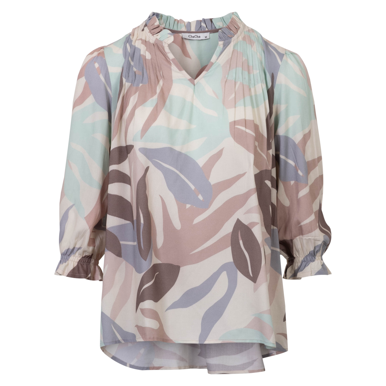 Zbyz Dame Bluse Beige Aop 54 56