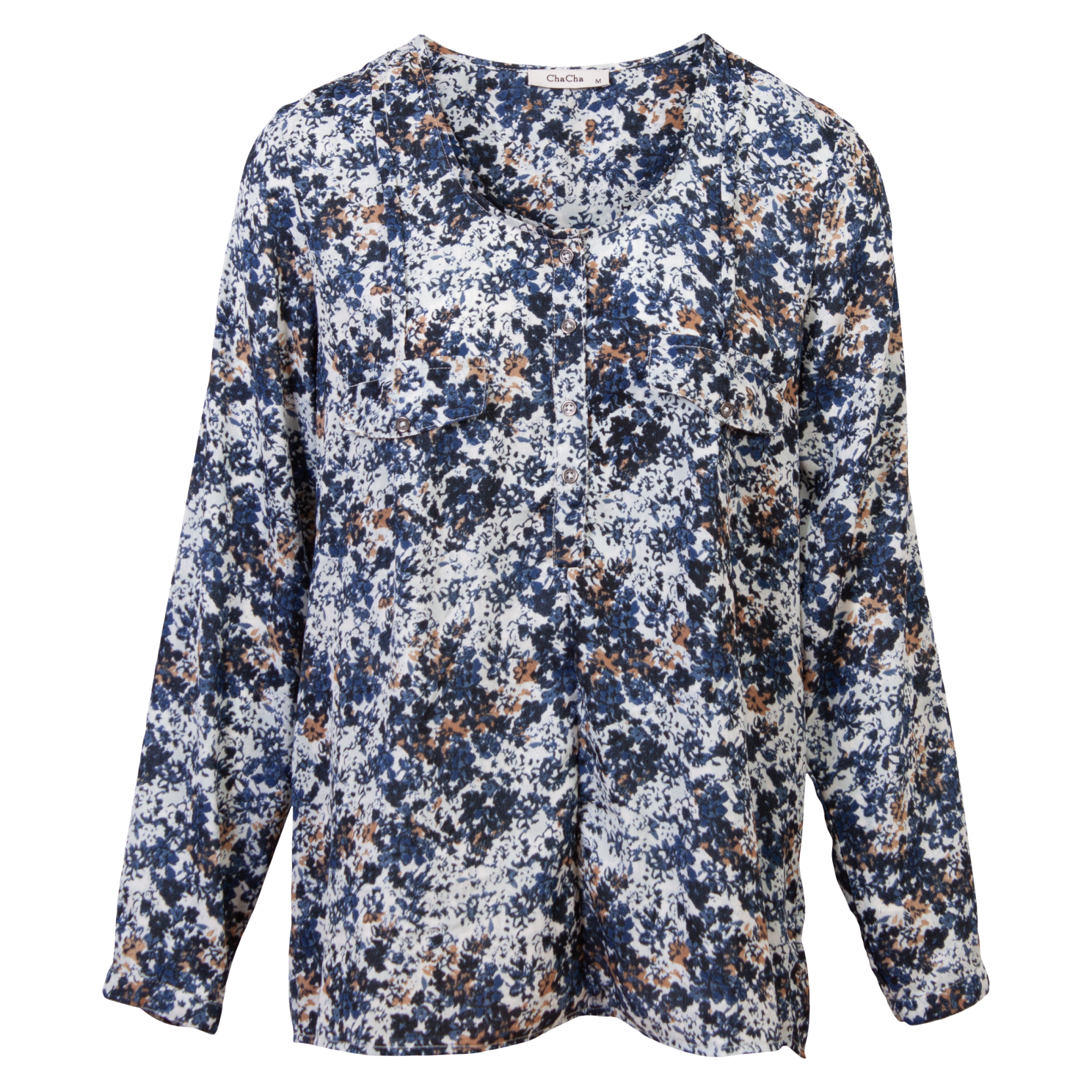 Zbyz Dame Bluse Plus Size  -135 54 56