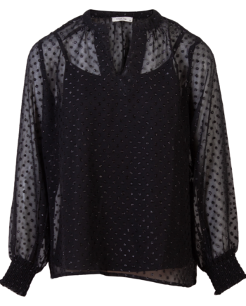 Zbyz Dame Bluse Plus Size Black 54 56