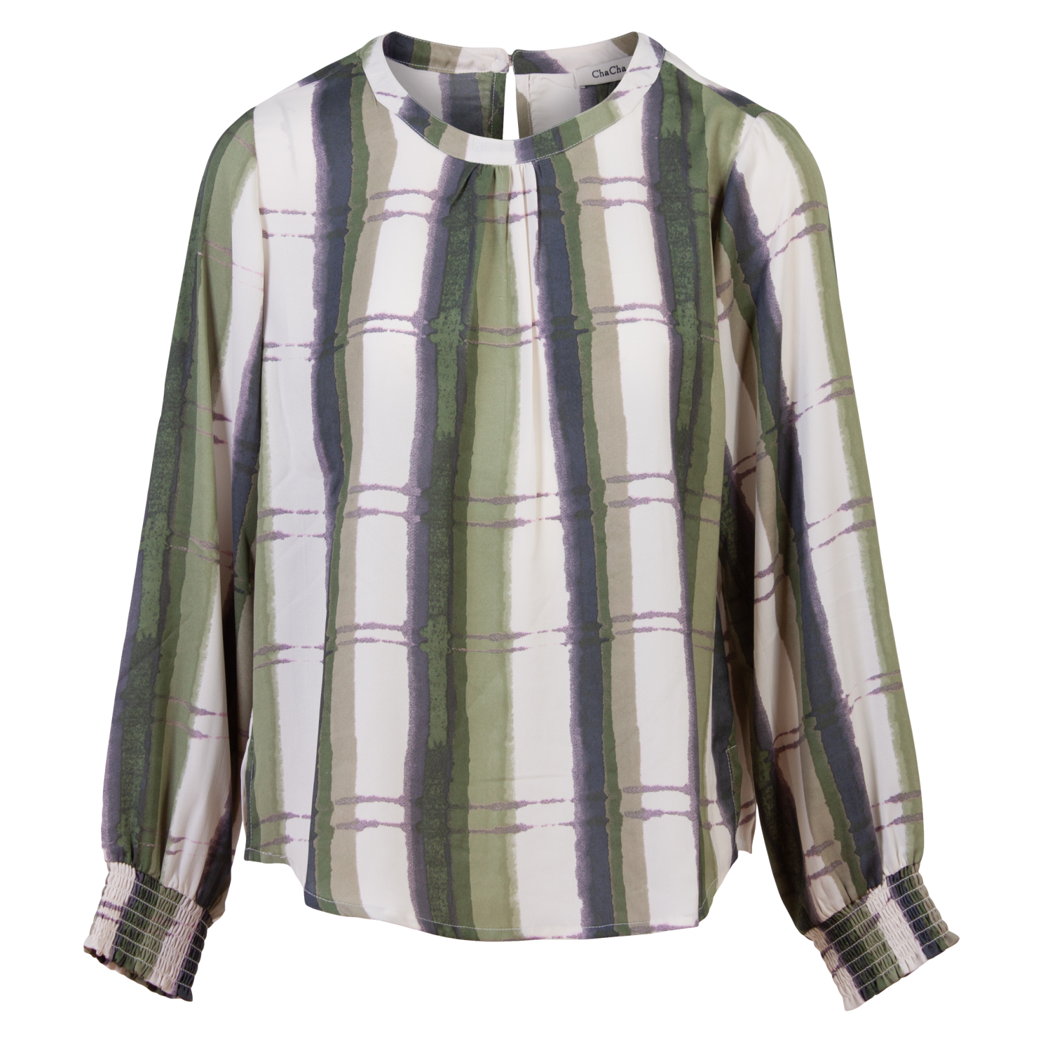Zbyz Dame Bluse Plus Size Khaki 46 48