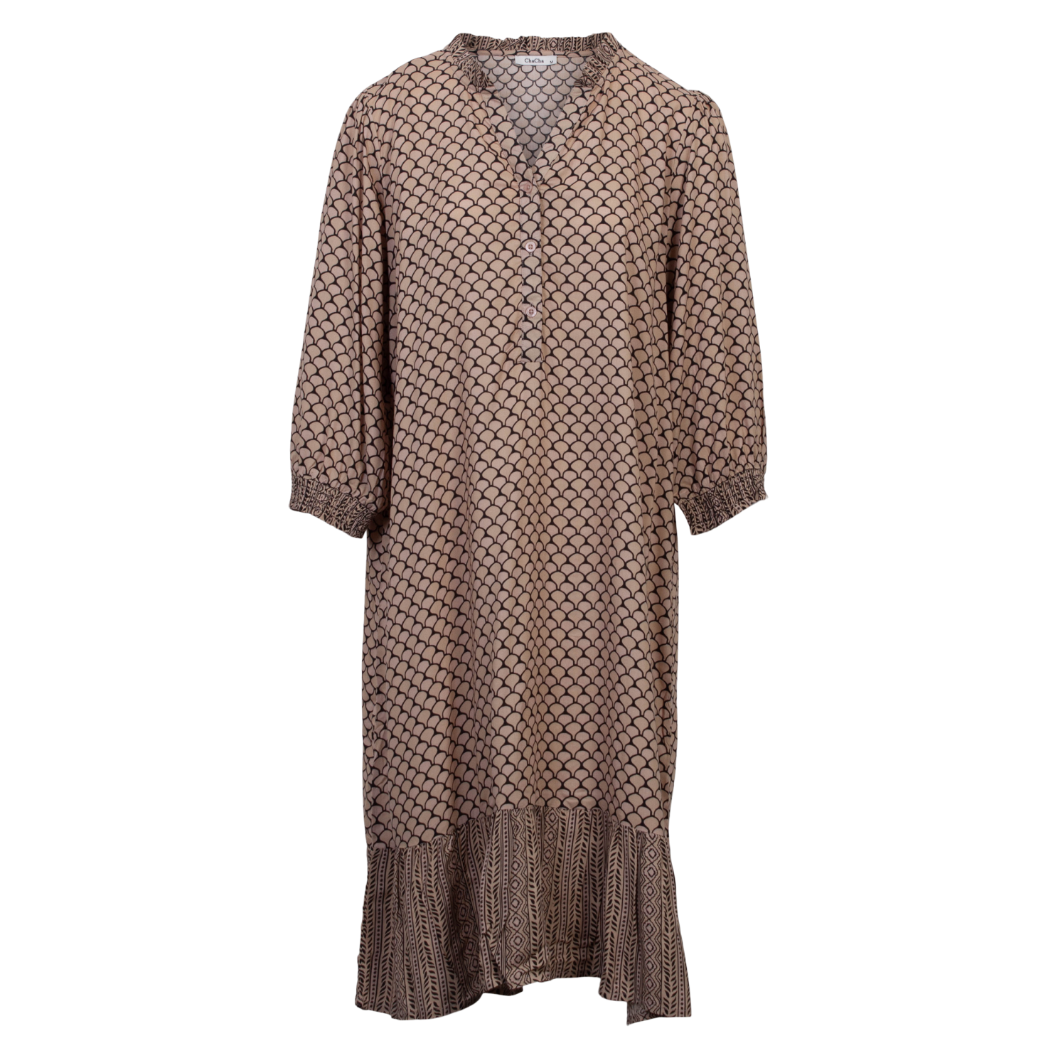 Zbyz Dame Tunika Plus Size Beige 46 48