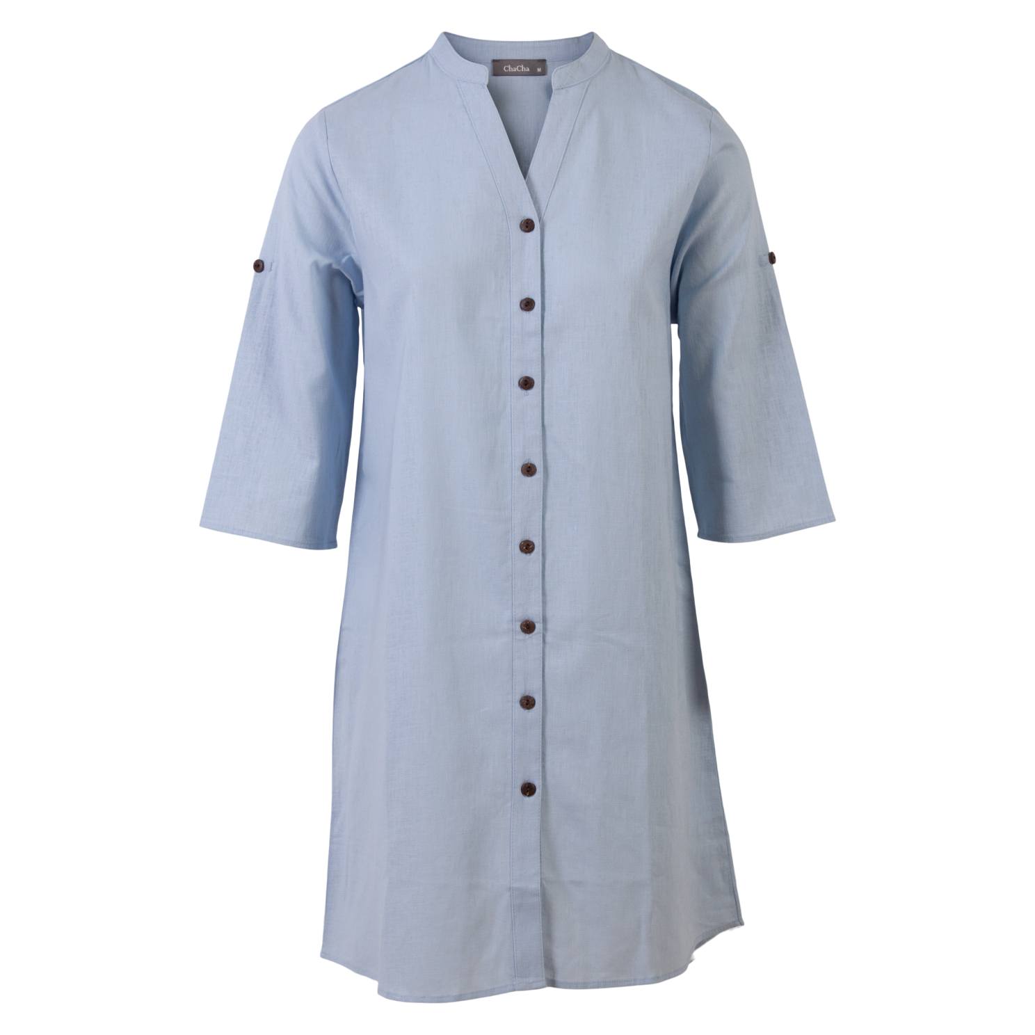 Zbyz Dame Tunika Plus Size Light Blue 50 52