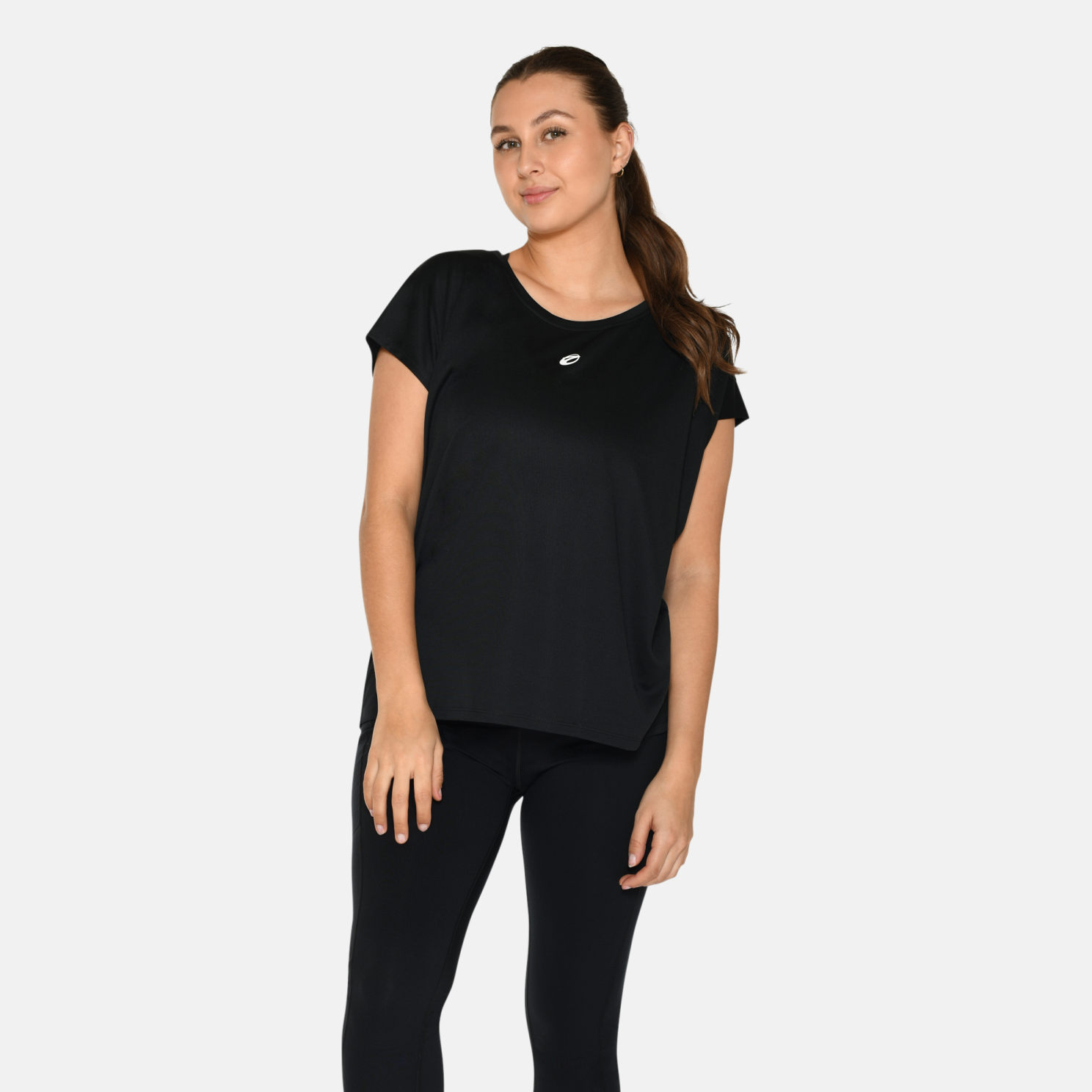 Zebdia Dame Trænings  -shirt Black