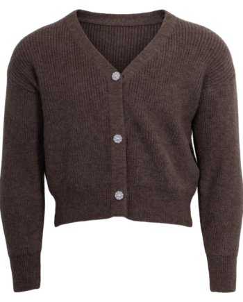 Anyway Dame Cardigan    Glimmer Dark Brown