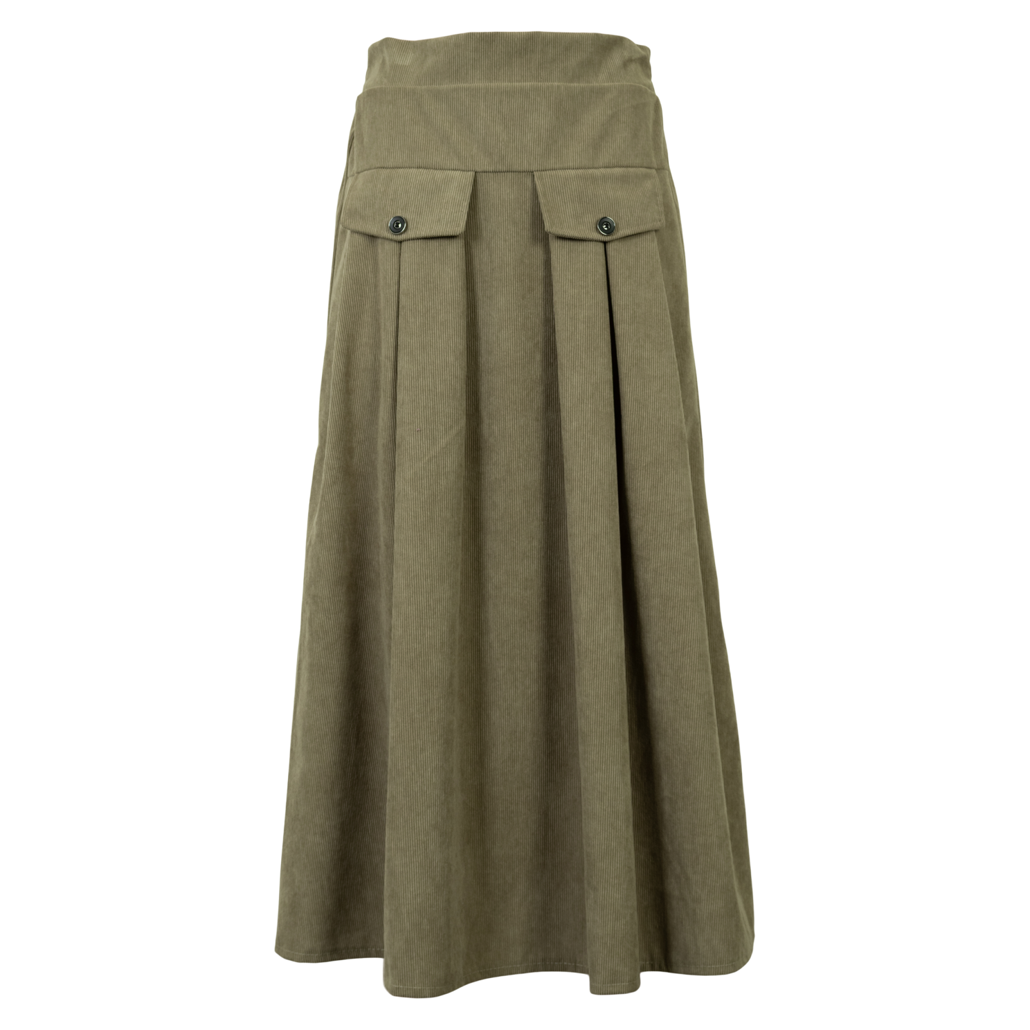 Anyway Dame Nederdel Khaki