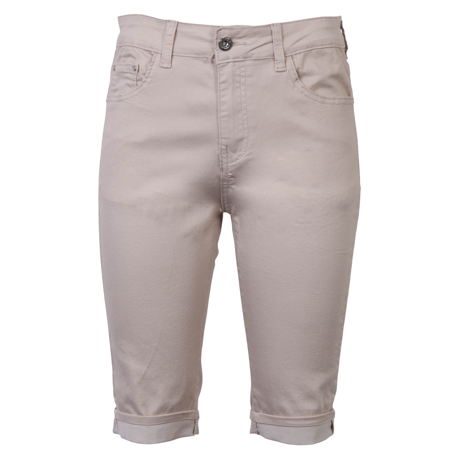 Bs Jeans Dame Shorts Beige 44