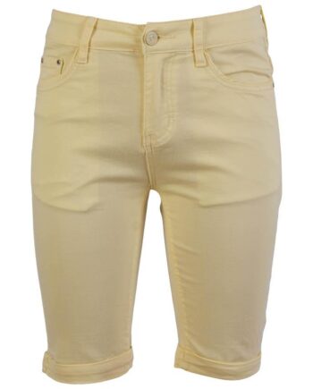 Bs Jeans Dame Shorts Yellow 44