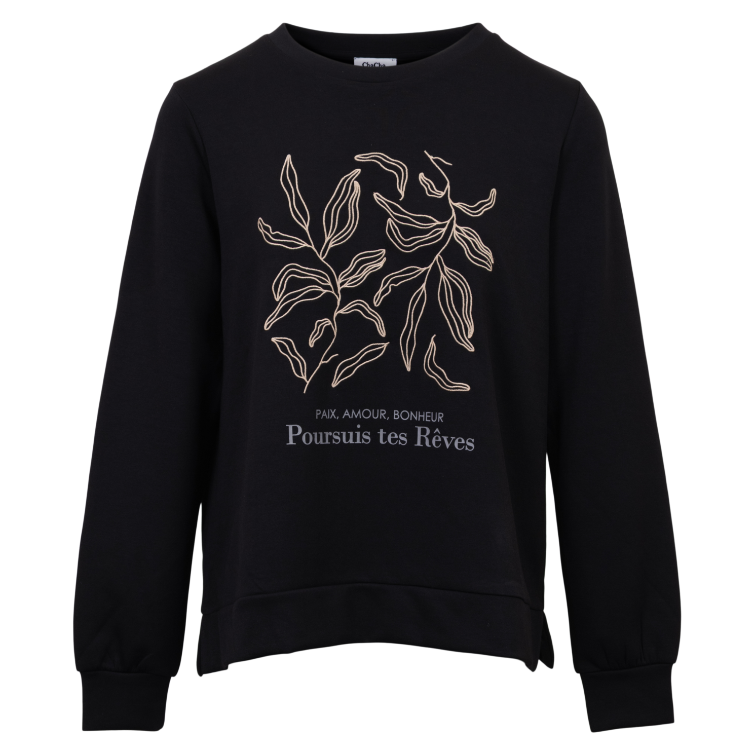 Chacha Banu Dame Sweatshirt Black