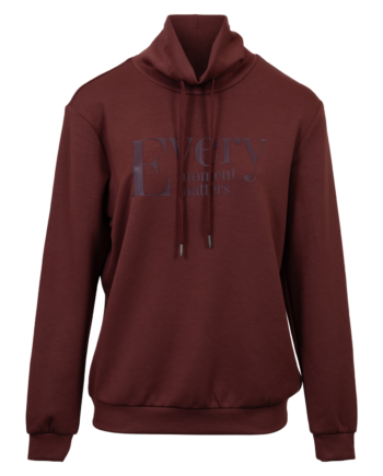 Chacha Banu Dame Sweatshirt Bordeaux