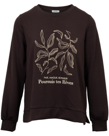 Chacha Banu Dame Sweatshirt Brun