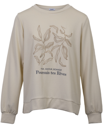 Chacha Banu Dame Sweatshirt Cream
