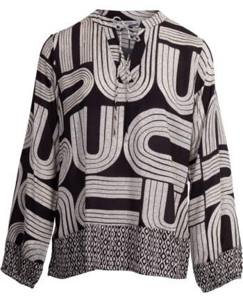 Chacha Dame Bluse Brown