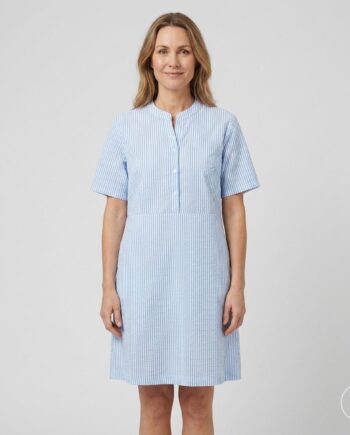 Chacha Dame Kjole Blue Stripe