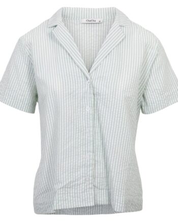 Chacha Dame Skjorte Green Stripe