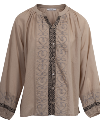 Chacha Dame Skjorte Sand Black