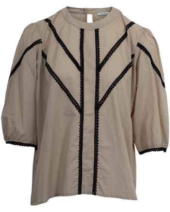 Chacha Dame Skjorte Sand Black