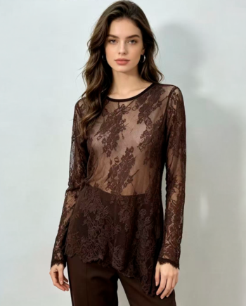 Dame Bluse Brown