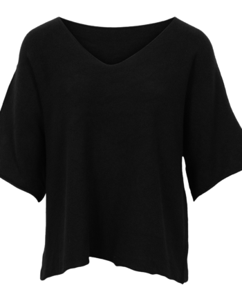 Dame Striktrøje Black One Size