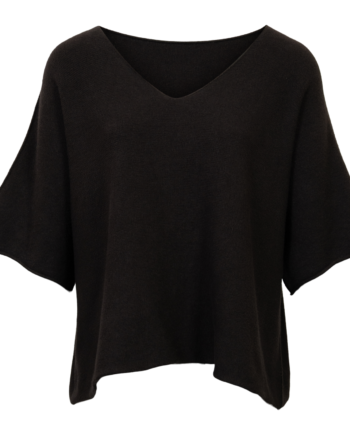 Dame Striktrøje Brown One Size