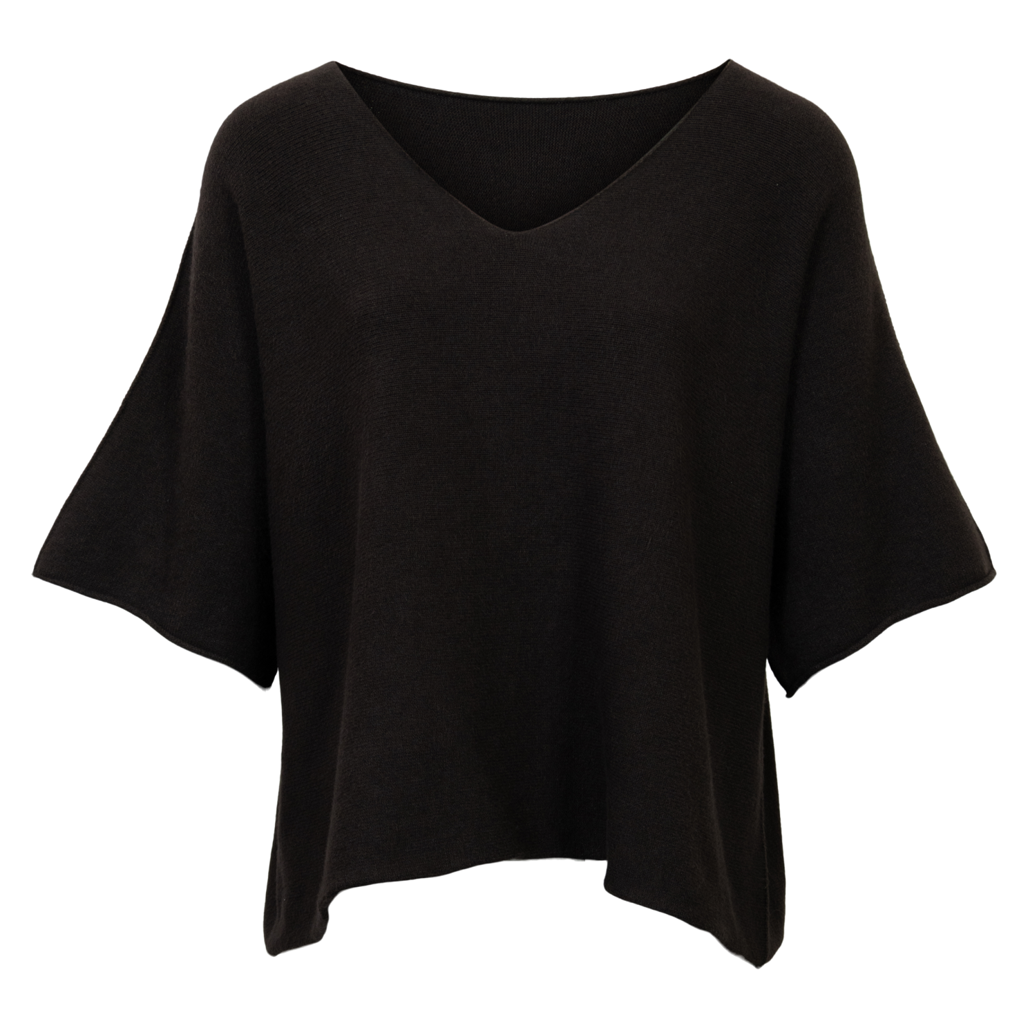 Dame Striktrøje Brown One Size