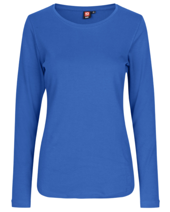 Id Interlock Dame Langærmet  -shirt Azur