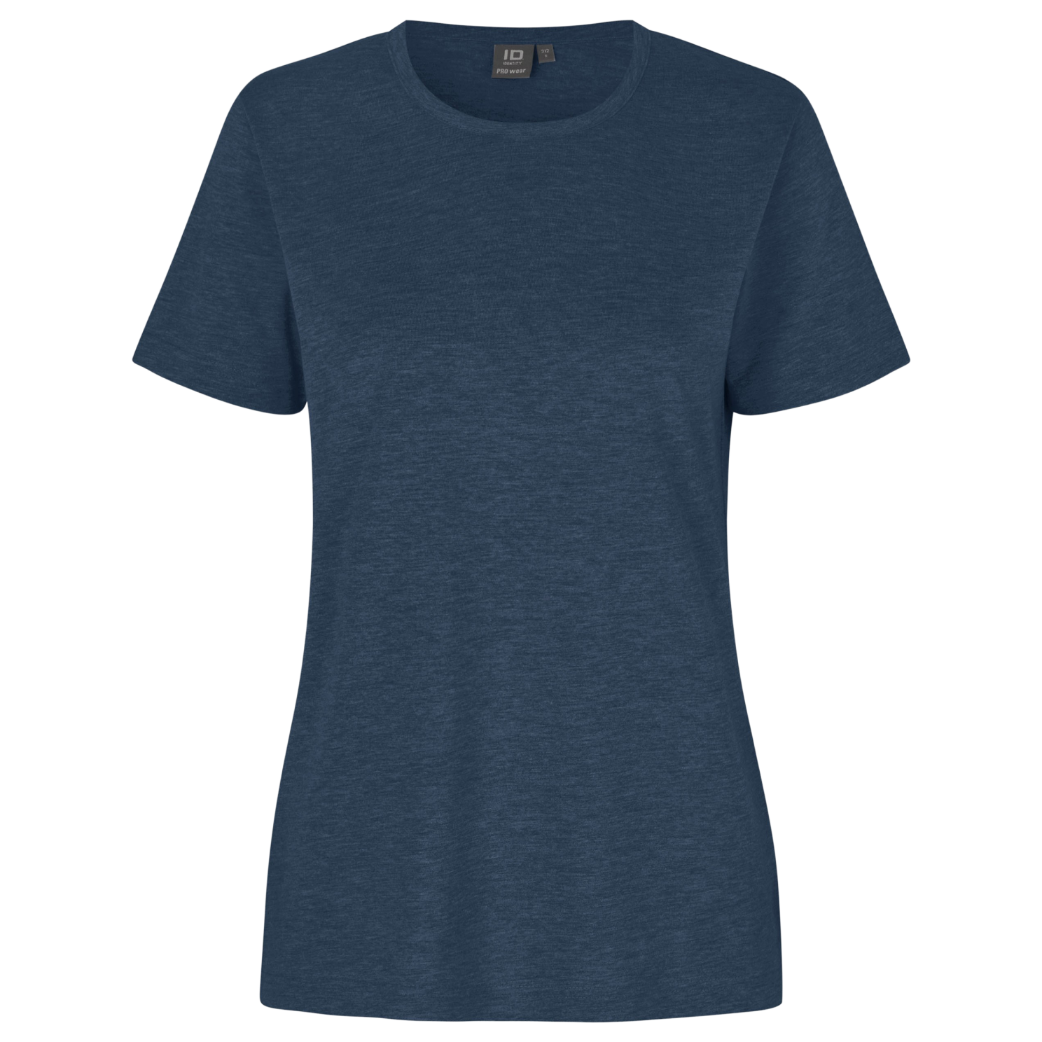 Id Pro Wear Dame  -shirt Blue Melange Xs