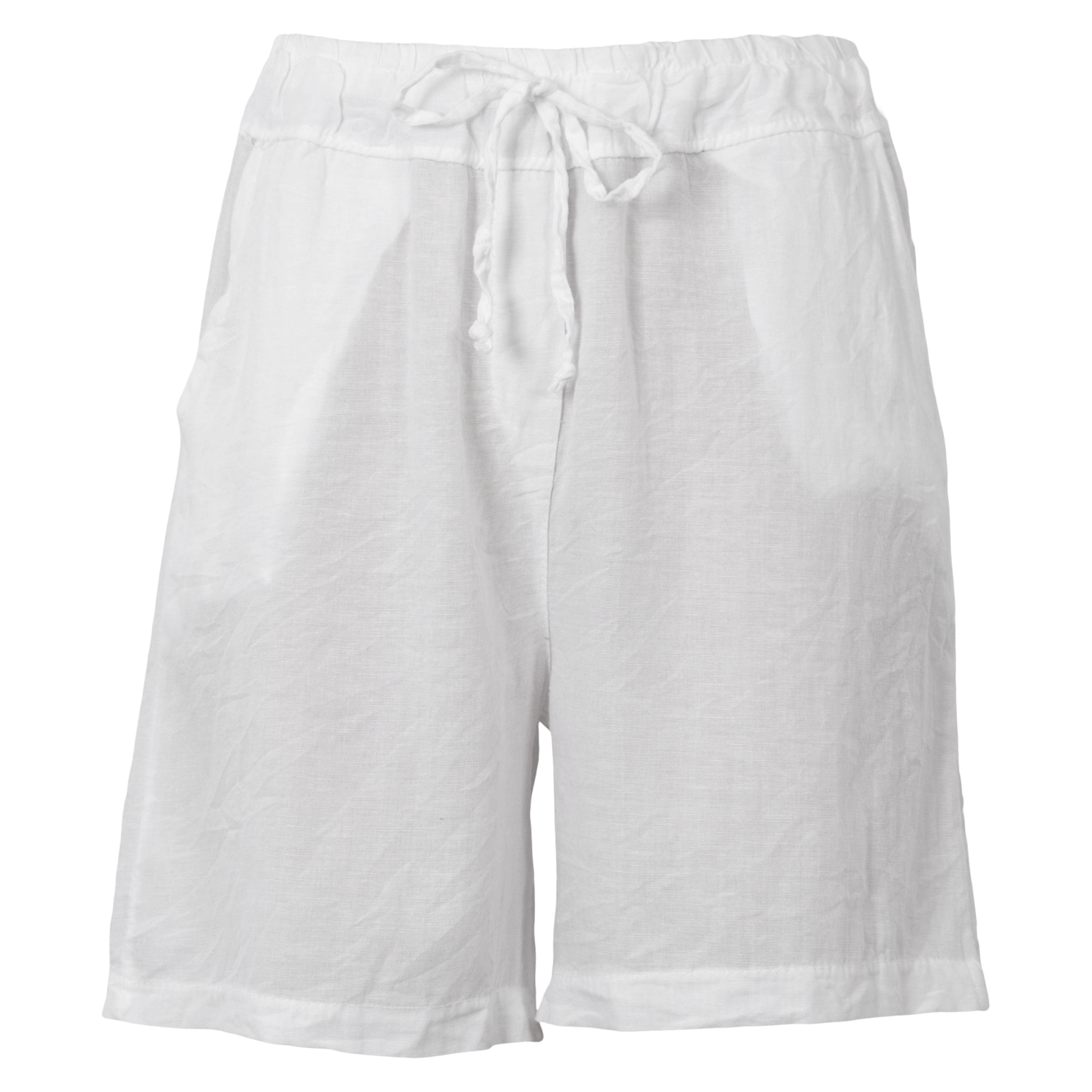 Leonora Dame Shorts   Hørmix Bright White