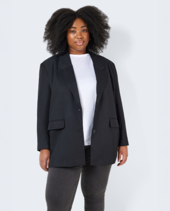Noisy May Curve Milla Dame Blazer Plus Size Black 54