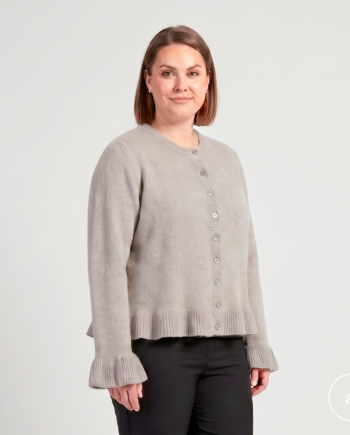 Sasia Bonnie Dame Cardigan Cement Grey 50 52