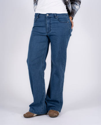 Sasia Brianna Dame Jeans    Stretch Medium Blue