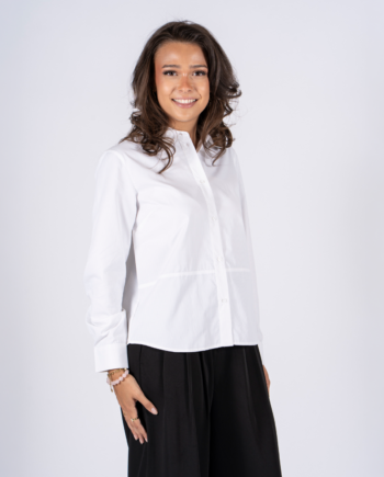 Sasia Connie Sigrid Dame Skjorte Cloud Dancer White