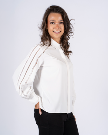 Sasia Cora Dame Skjorte Cloud Dancer White