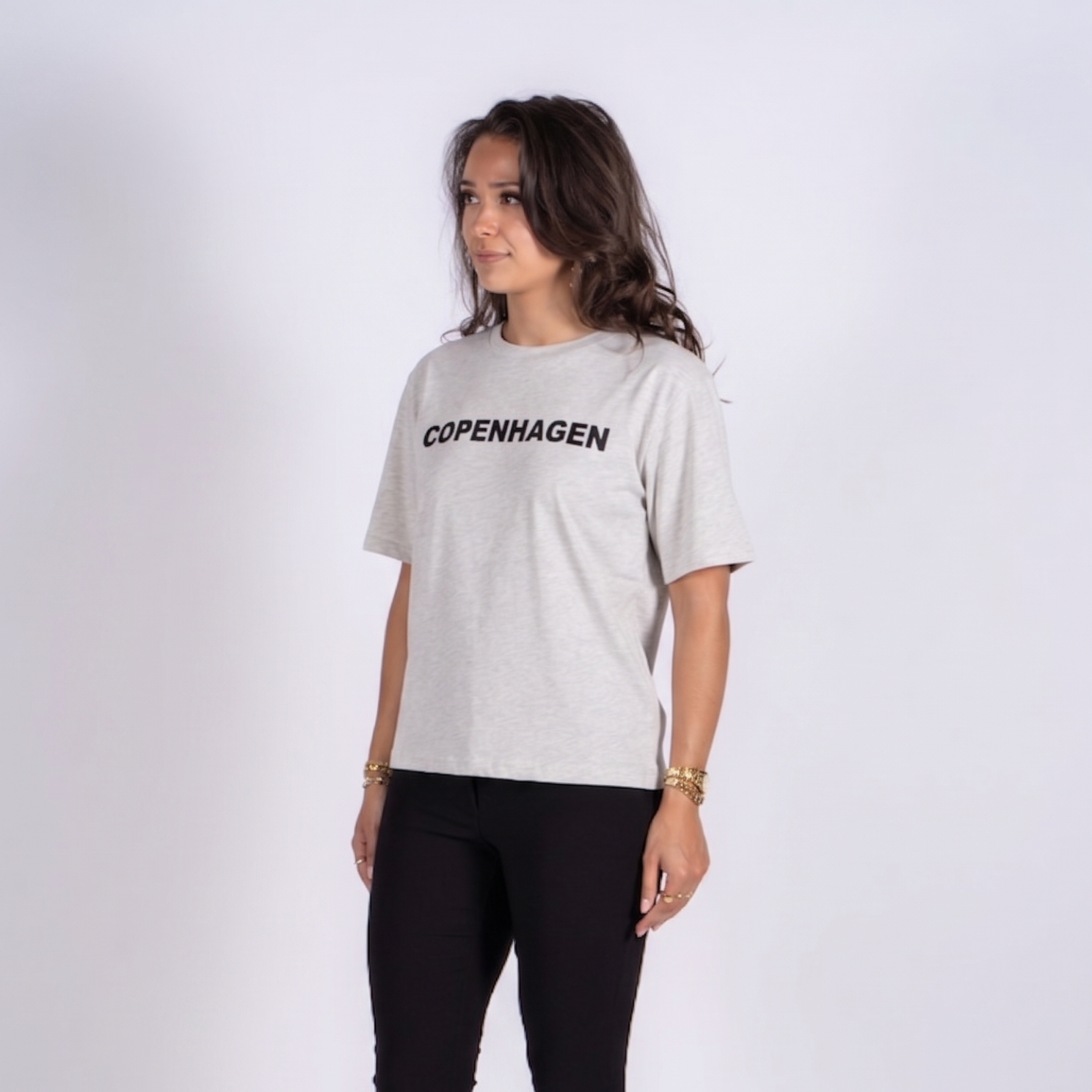 Sasia Daphne Dame  -shirt Whitecap Gray