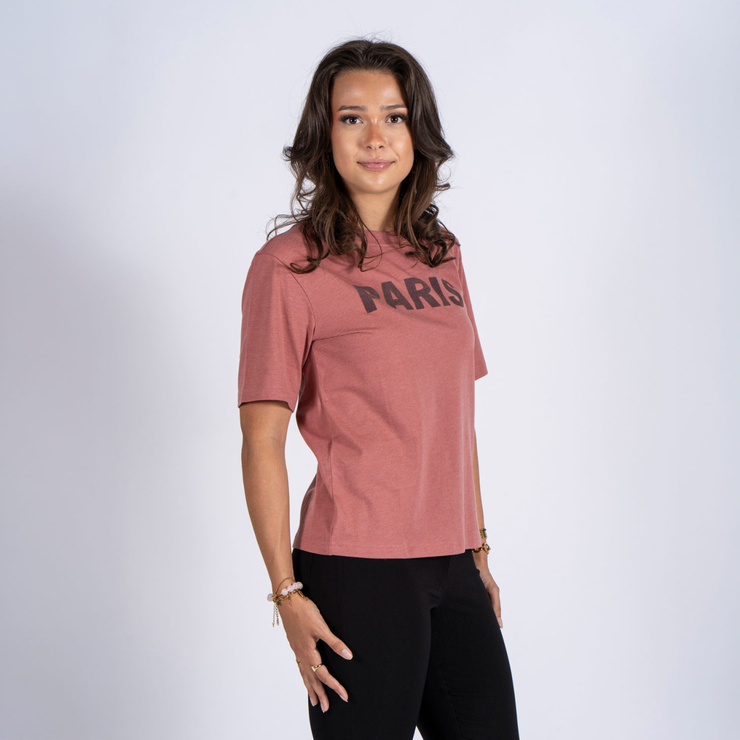 Sasia Daphne Dame  -shirt Whitered Rose
