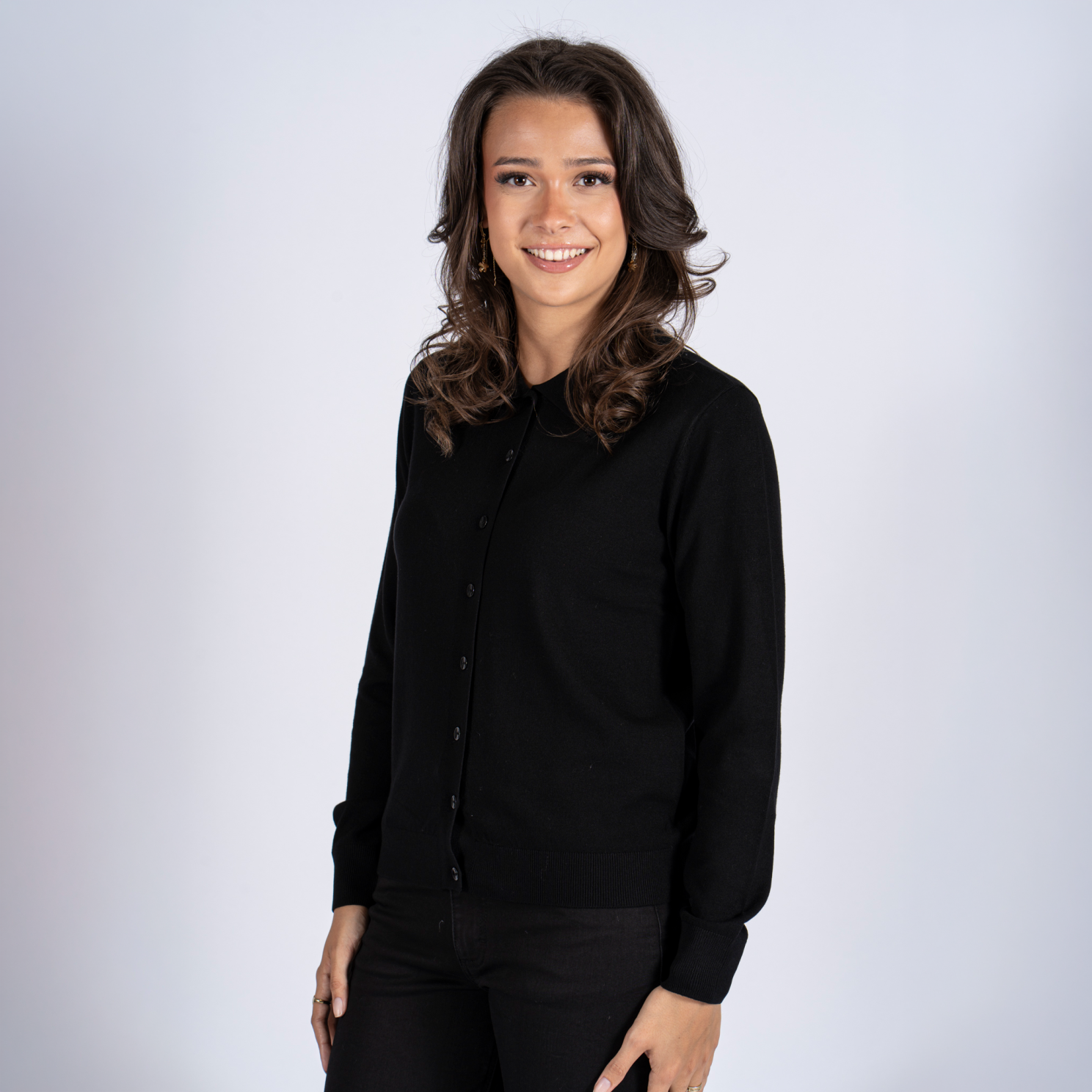 Sasia Vicky Dame Cardigan Black Beauty