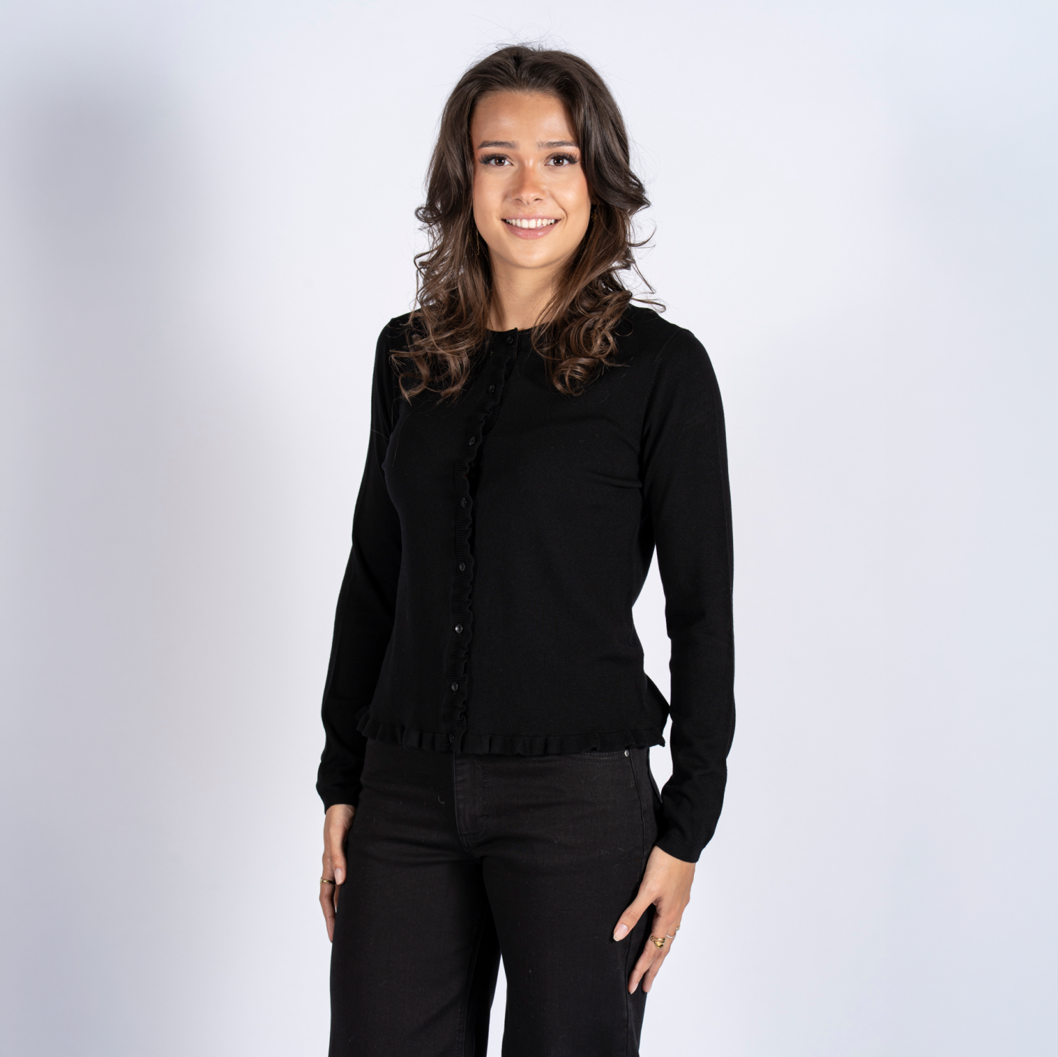 Sasia Vicky Dame Cardigan Black Beauty