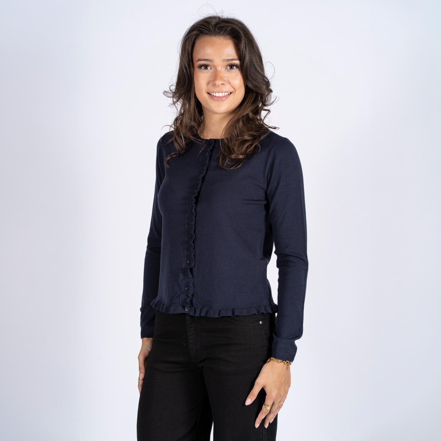 Sasia Vicky Dame Cardigan Total Eclipse Navy