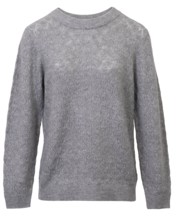 Steenholt Gora Dame Striktrøje Grey