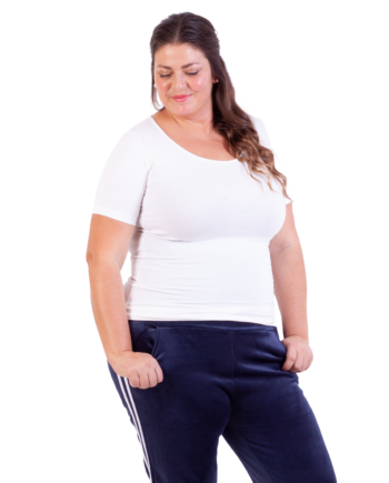 Steenholt Harmony Dame  -shirt Plus Size White 54
